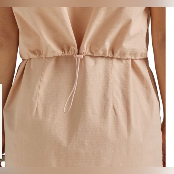 WRANGLER ATG WOMEN'S light peach coral BOXY FIT ADVENTURE DRESS size XS new - Picture 3 of 7
